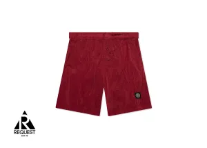 Econyl Regenerated Nylon Shorts "Red"