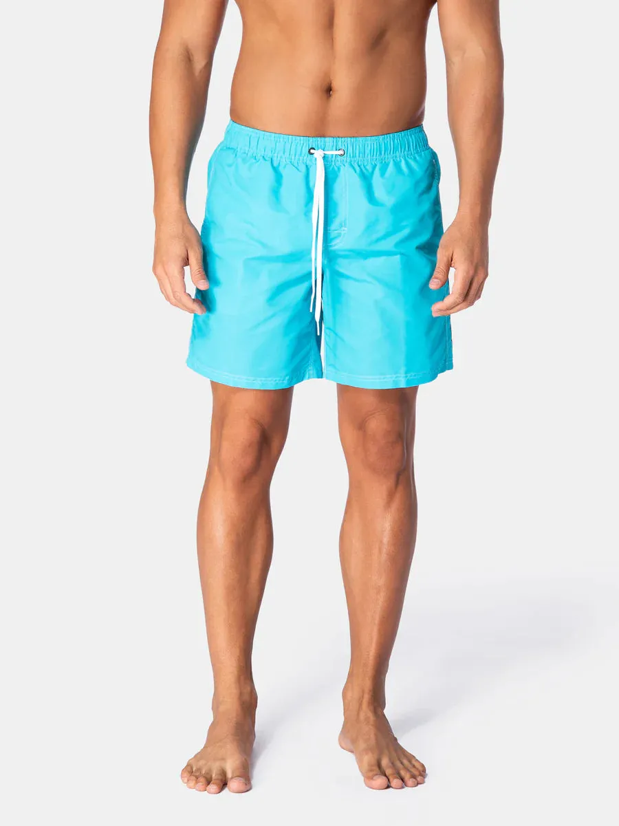 ELASTIC WAIST SWIM TRUNK