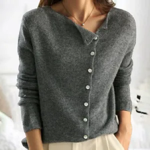 Elegant wool cardigan | Warm - Chic - Soft