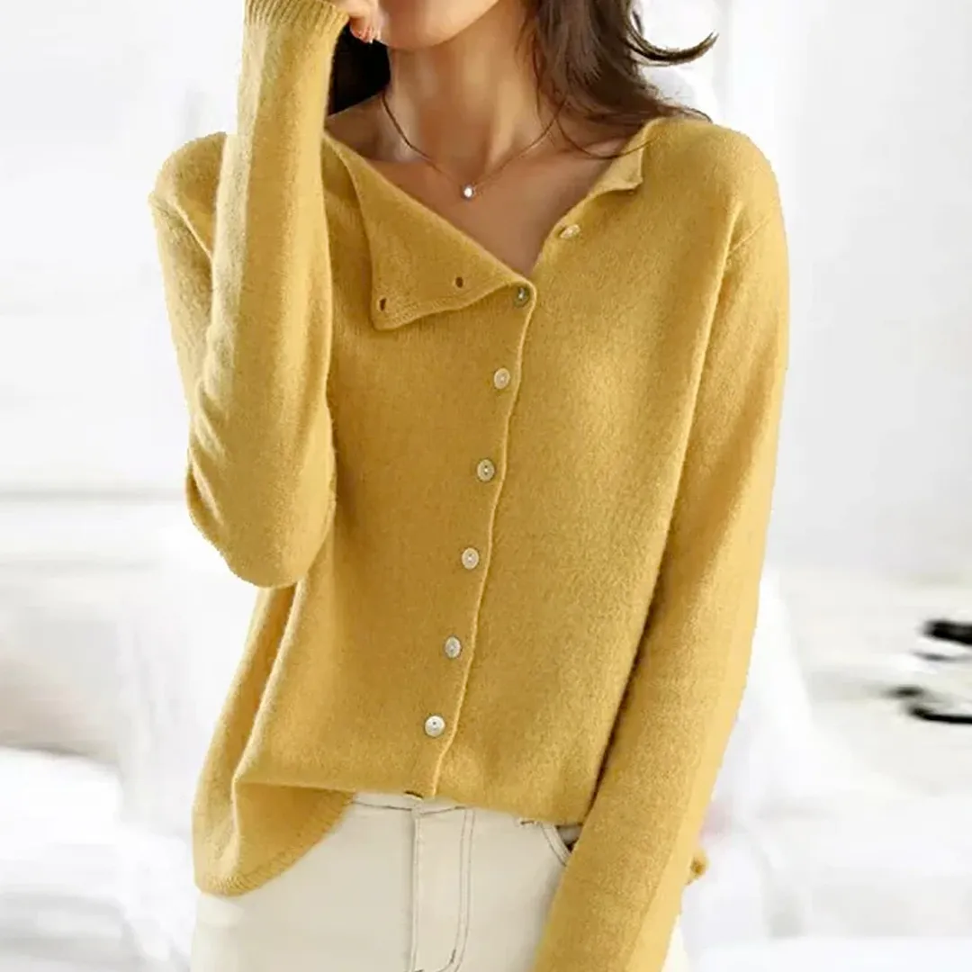 Elegant wool cardigan | Warm - Chic - Soft