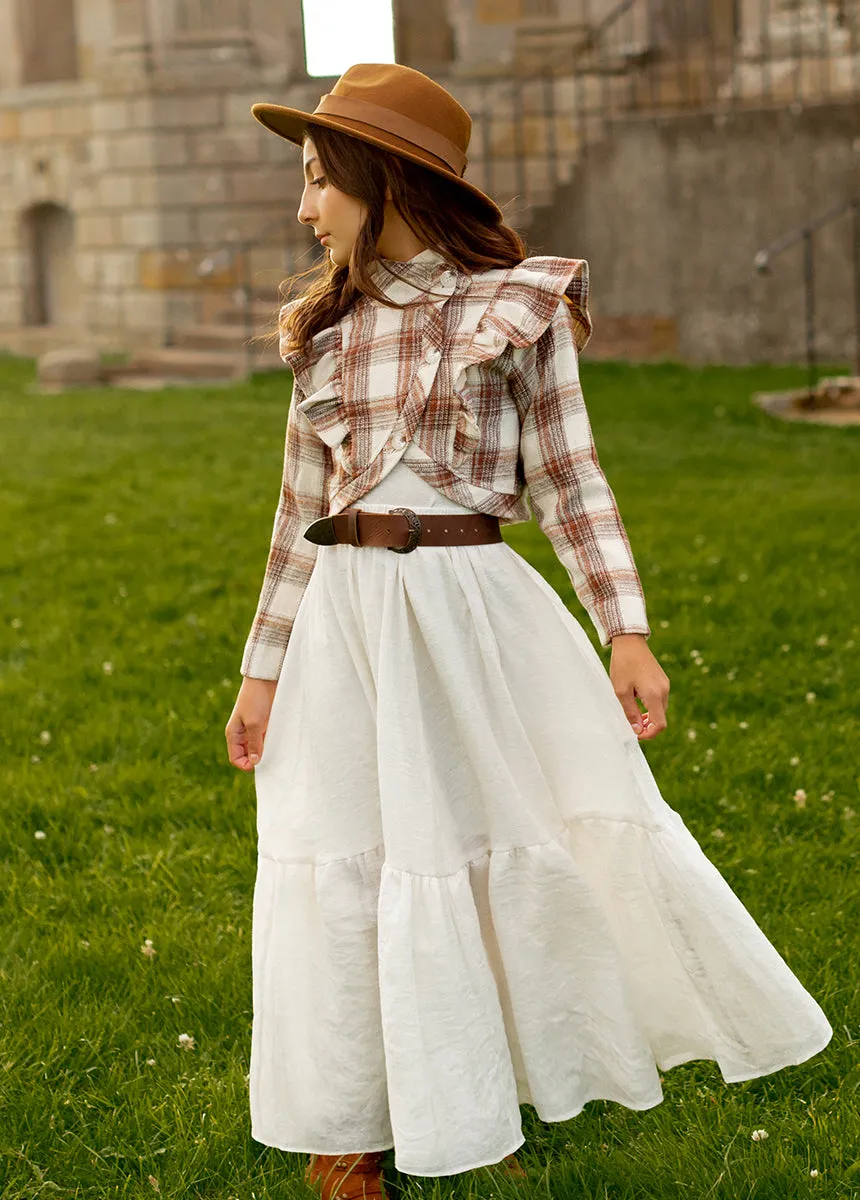 Ellery Jacket in Ecru Plaid