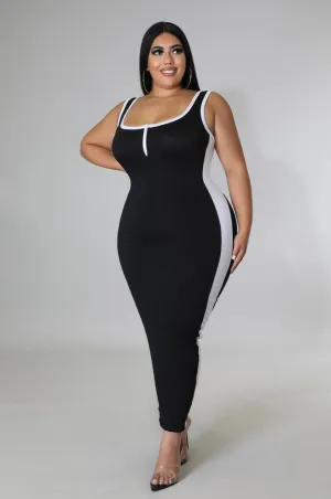 Emmy Black Plus Dress