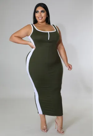 Emmy Plus Green Dress