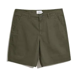 Farah Patch Twill Short In Vintage Green