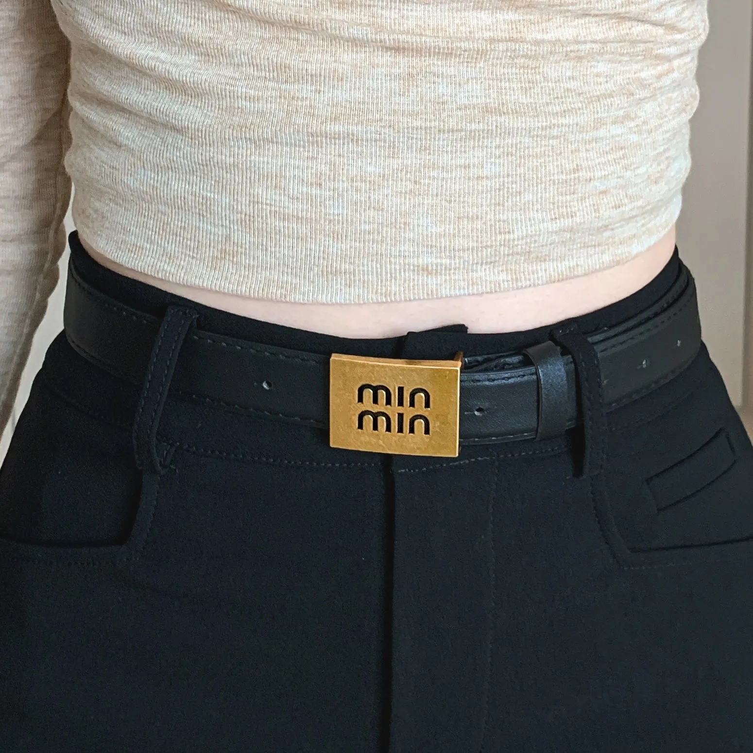 Fashionable High Waist Skinny Chino Shorts for Women
