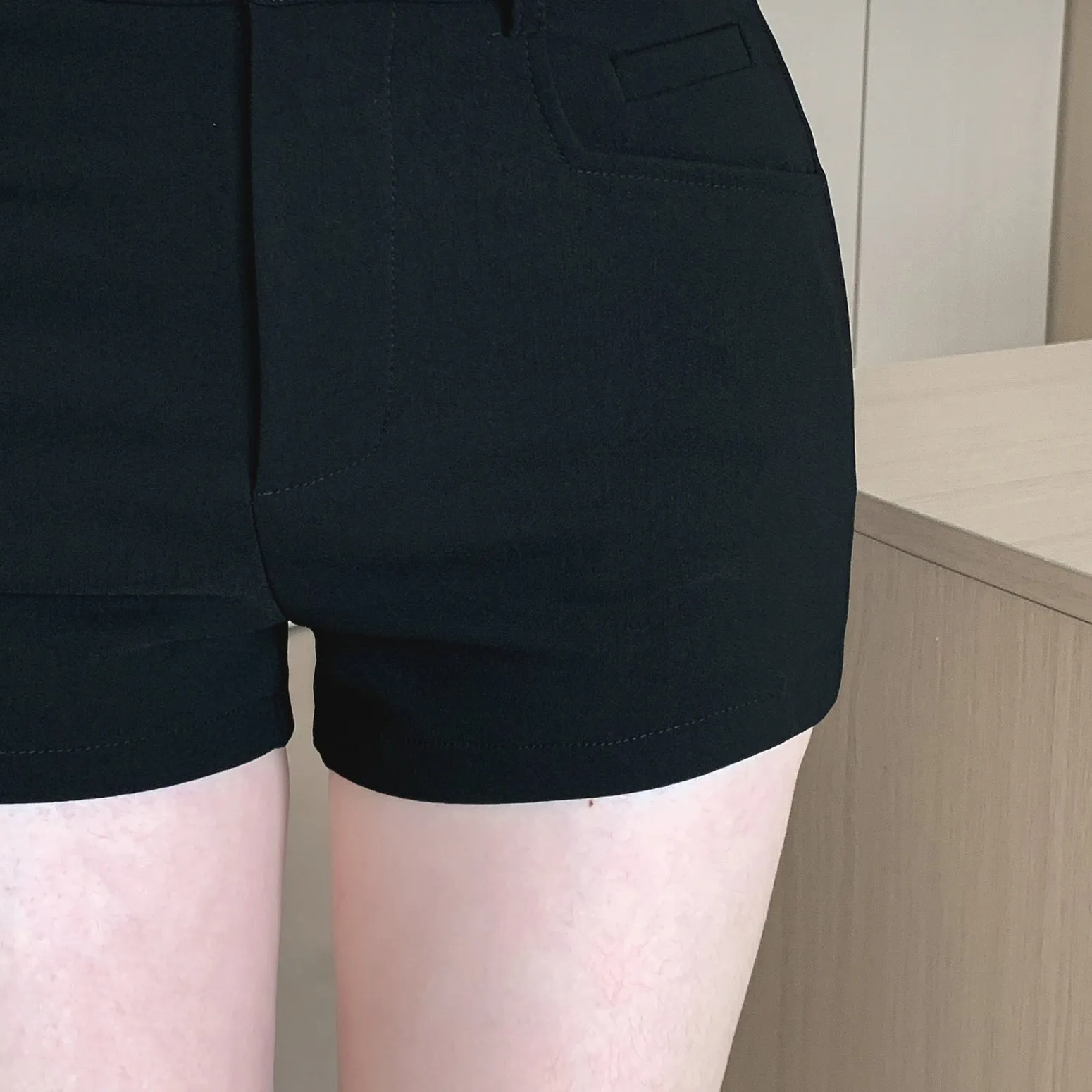 Fashionable High Waist Skinny Chino Shorts for Women