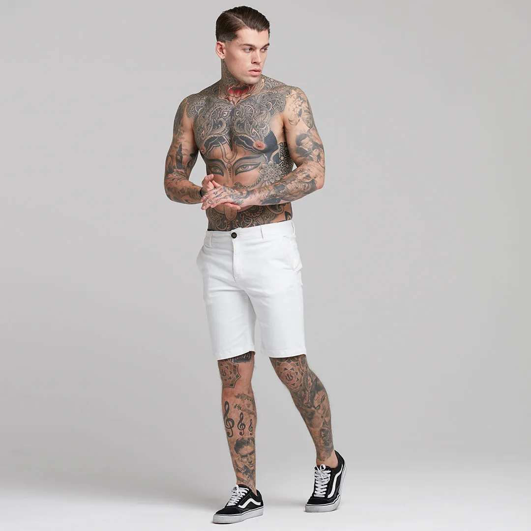 Father Sons Slim Fit Ecru Chino Shorts - FSH228