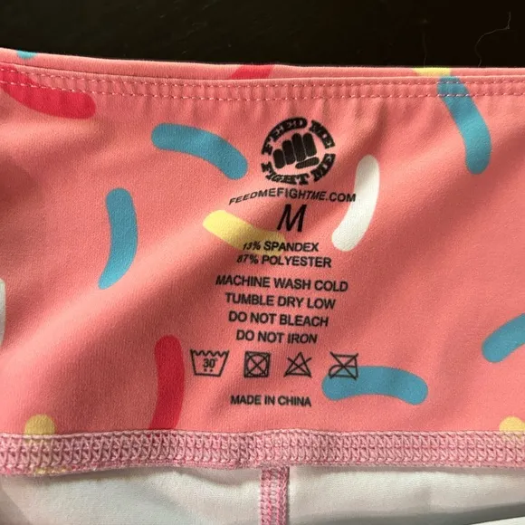 Feed Me Fight Me Sprinkle Athletic Shorts