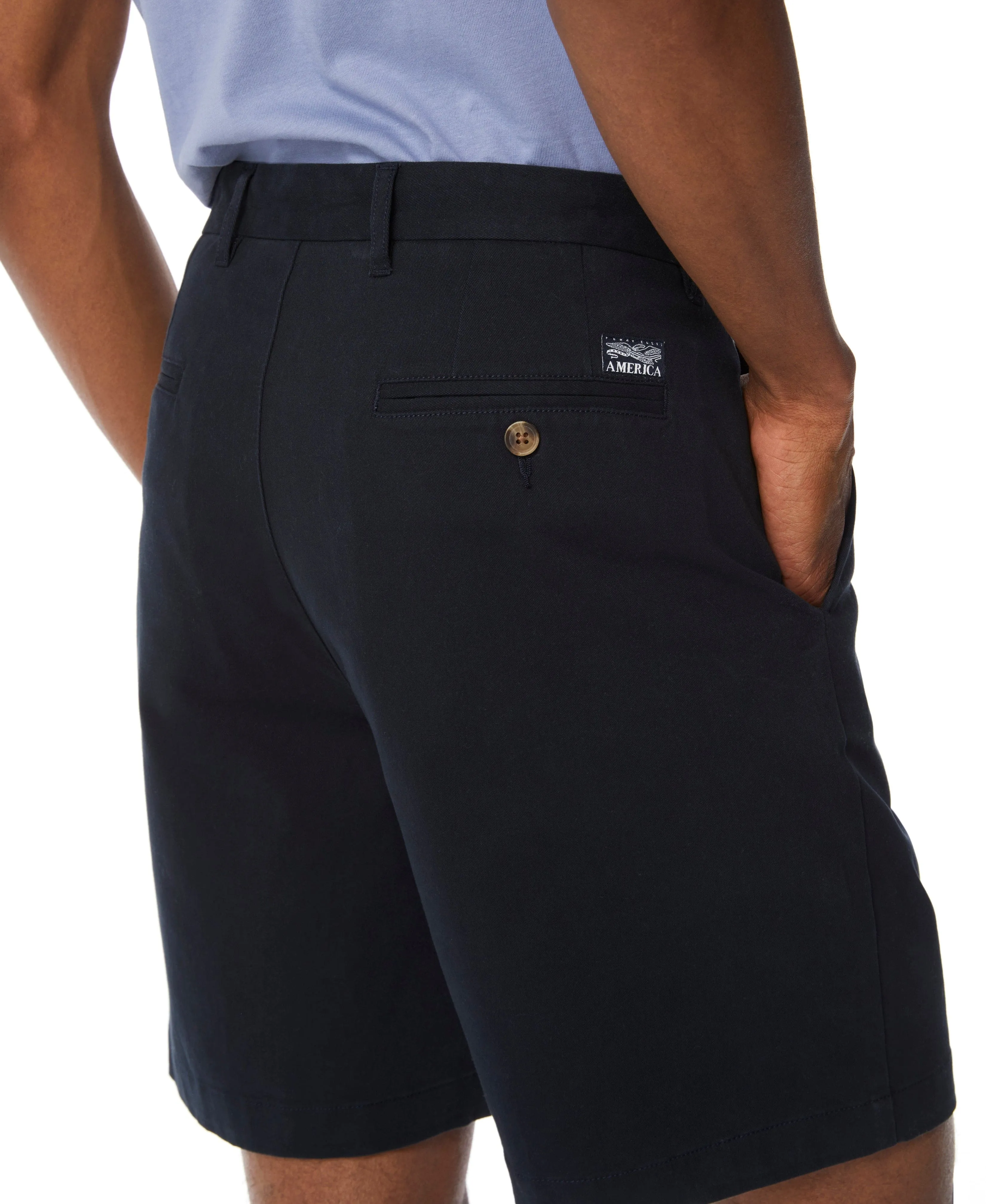 Flat Front Chino Short