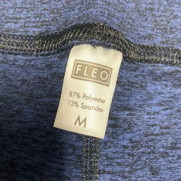 Fleo Iris Blue Heather 3.25 Athletic Shorts NWT