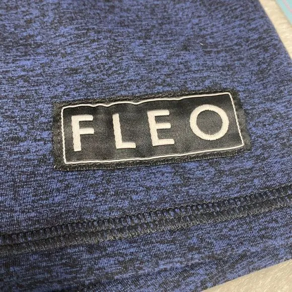 Fleo Iris Blue Heather 3.25 Athletic Shorts NWT