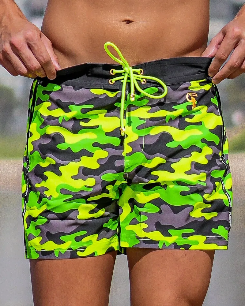 Fluro Green Camo - 5"