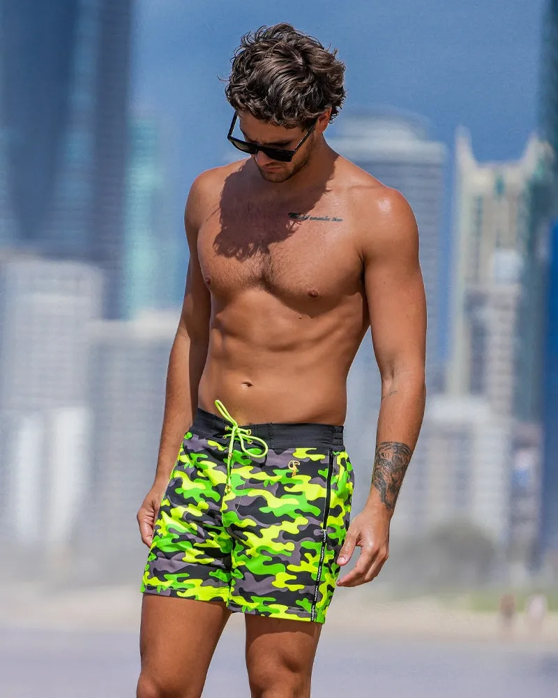 Fluro Green Camo - 5"