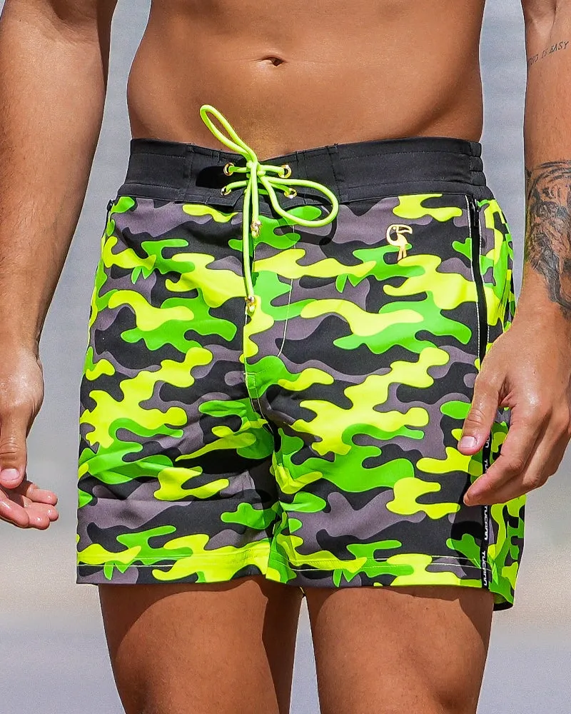 Fluro Green Camo - 5"