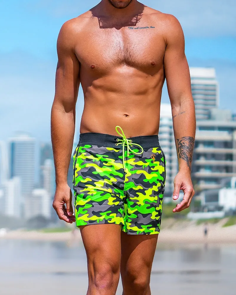 Fluro Green Camo - 5"