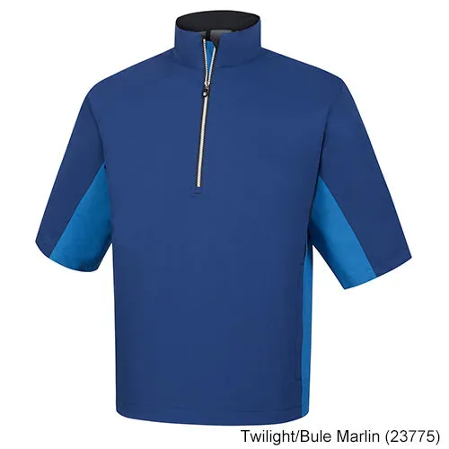 FootJoy FJ HydroLite Short Sleeve Rain Shirts M Twilight/Bule Marlin (23775)