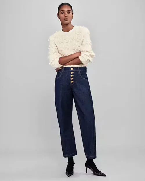 FRAME | Popcorn Pullover | Cream