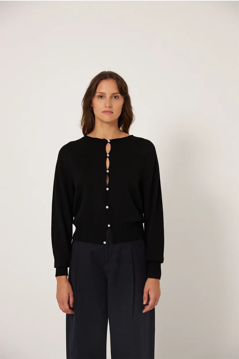 Francie The Anni Cardigan - Black