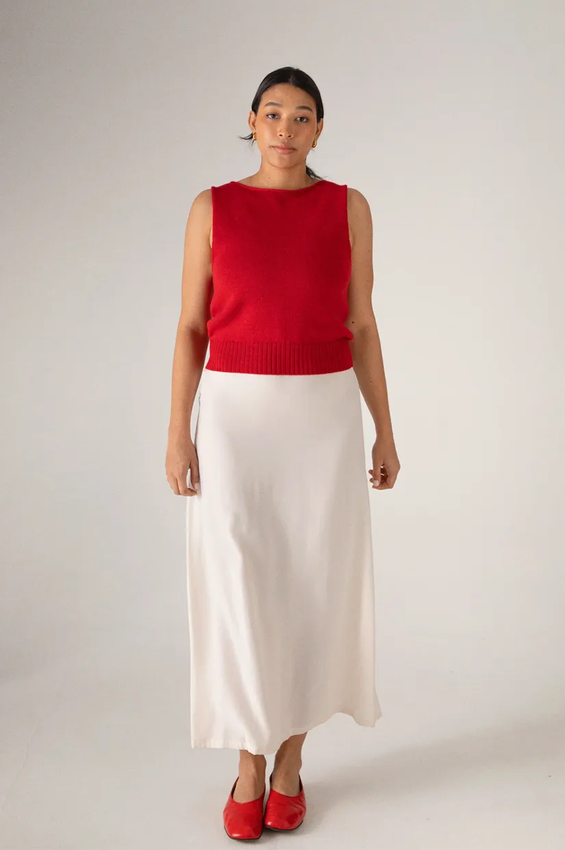 Francie The Star Vest - Cherry