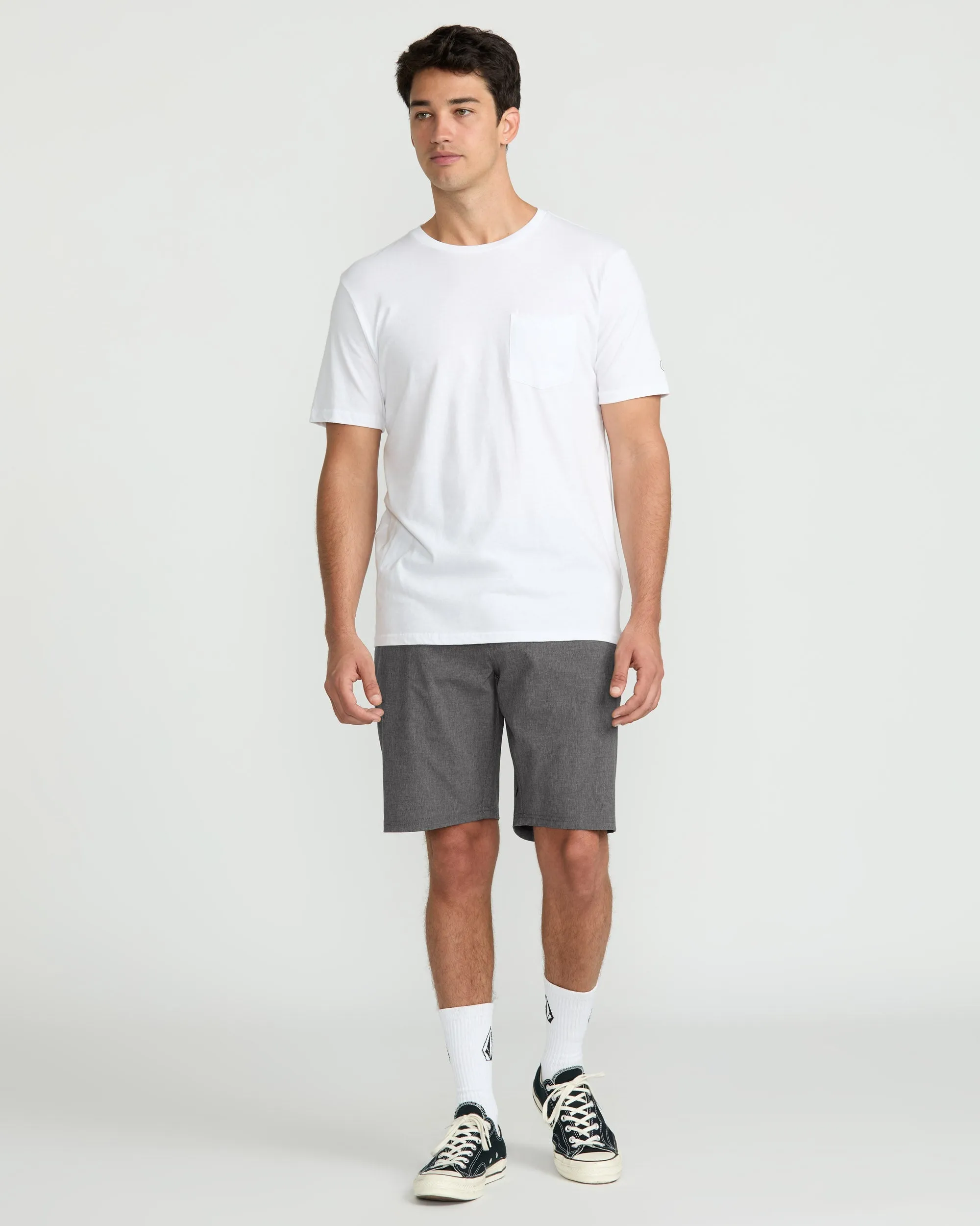 Frickin Cross Shred Static 20" Hybrid Shorts - CHARCOAL HEATHER
