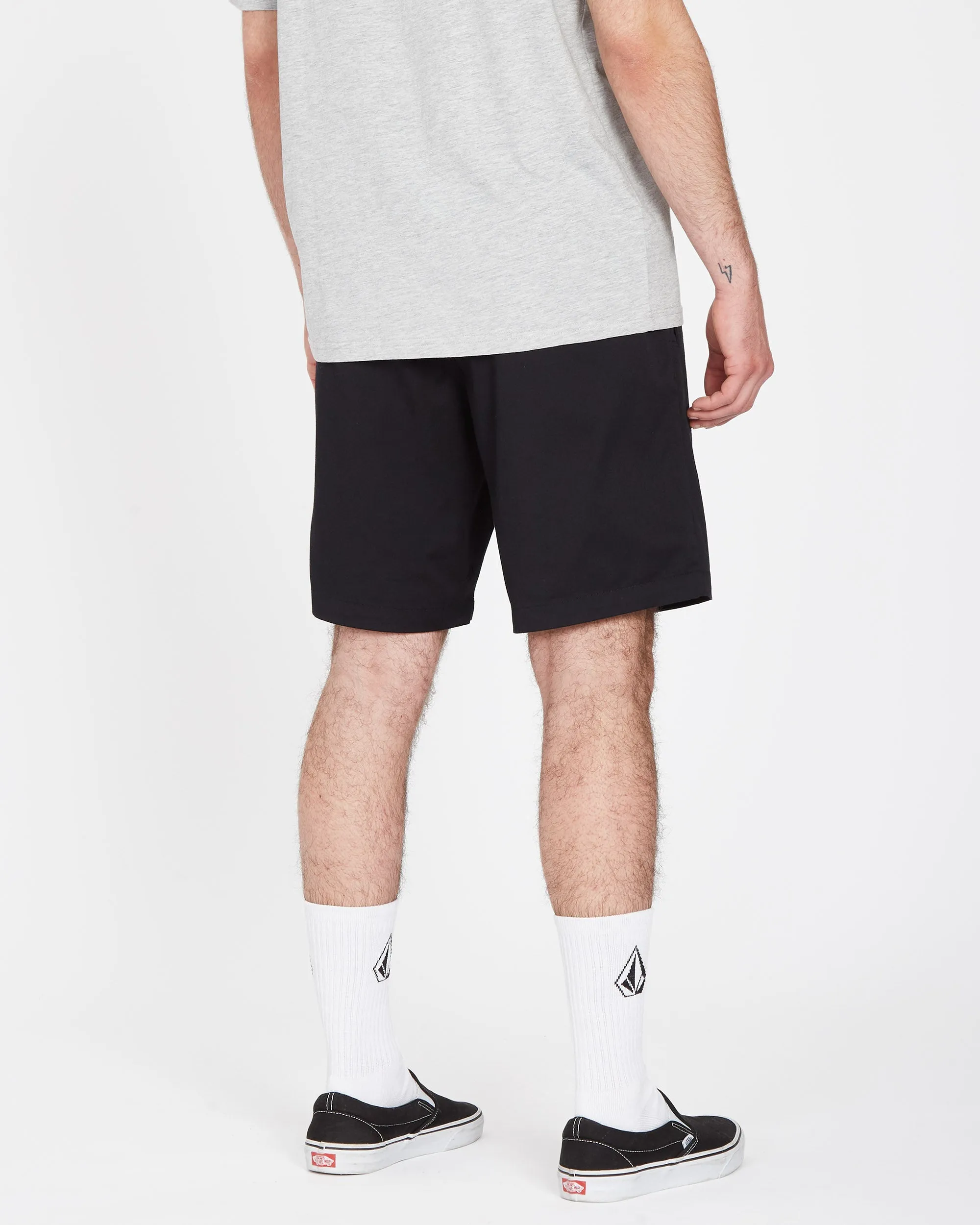 Frickin Elasticated Waist 19" Short - BLACK