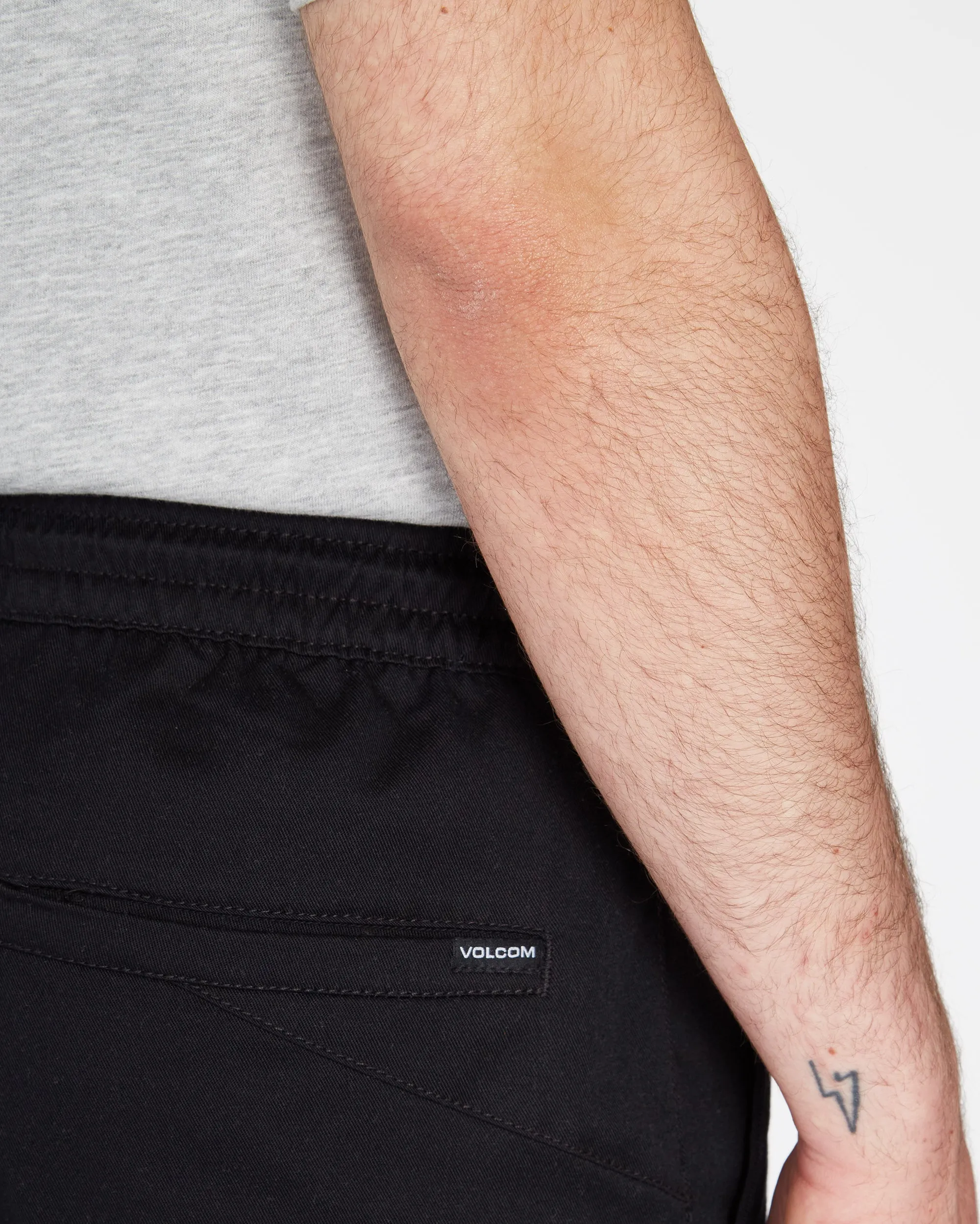 Frickin Elasticated Waist 19" Short - BLACK