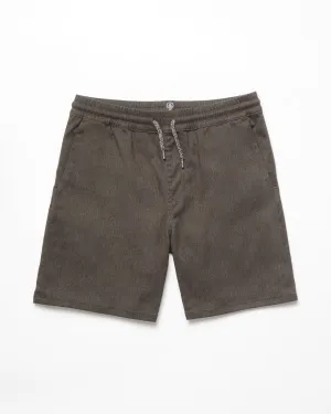 Frickin Elasticated Waist Shorts - CHARCOAL HEATHER - (KINDER)