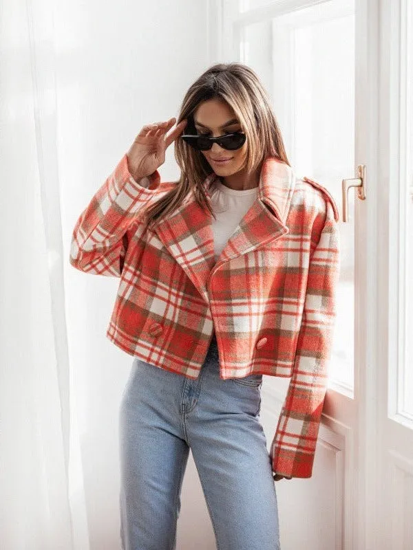 Gabrielle - Checked wool coat