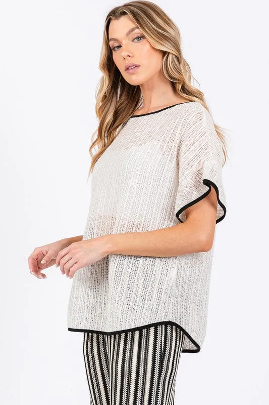 GEE113 - CURVY TOP KNIT