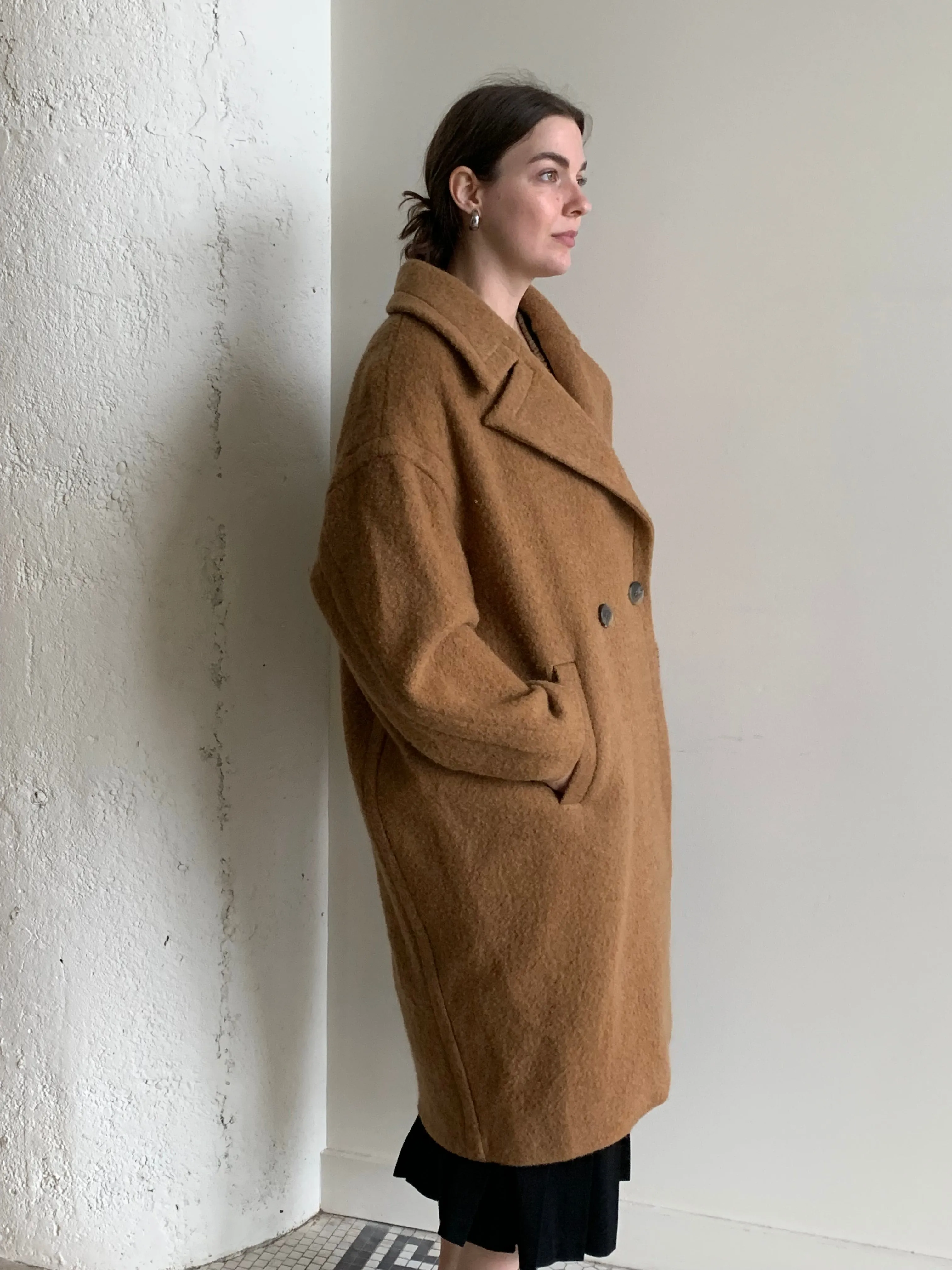 Gentle Herd cocoon coat