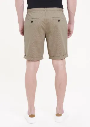 Geo Print Chino Shorts