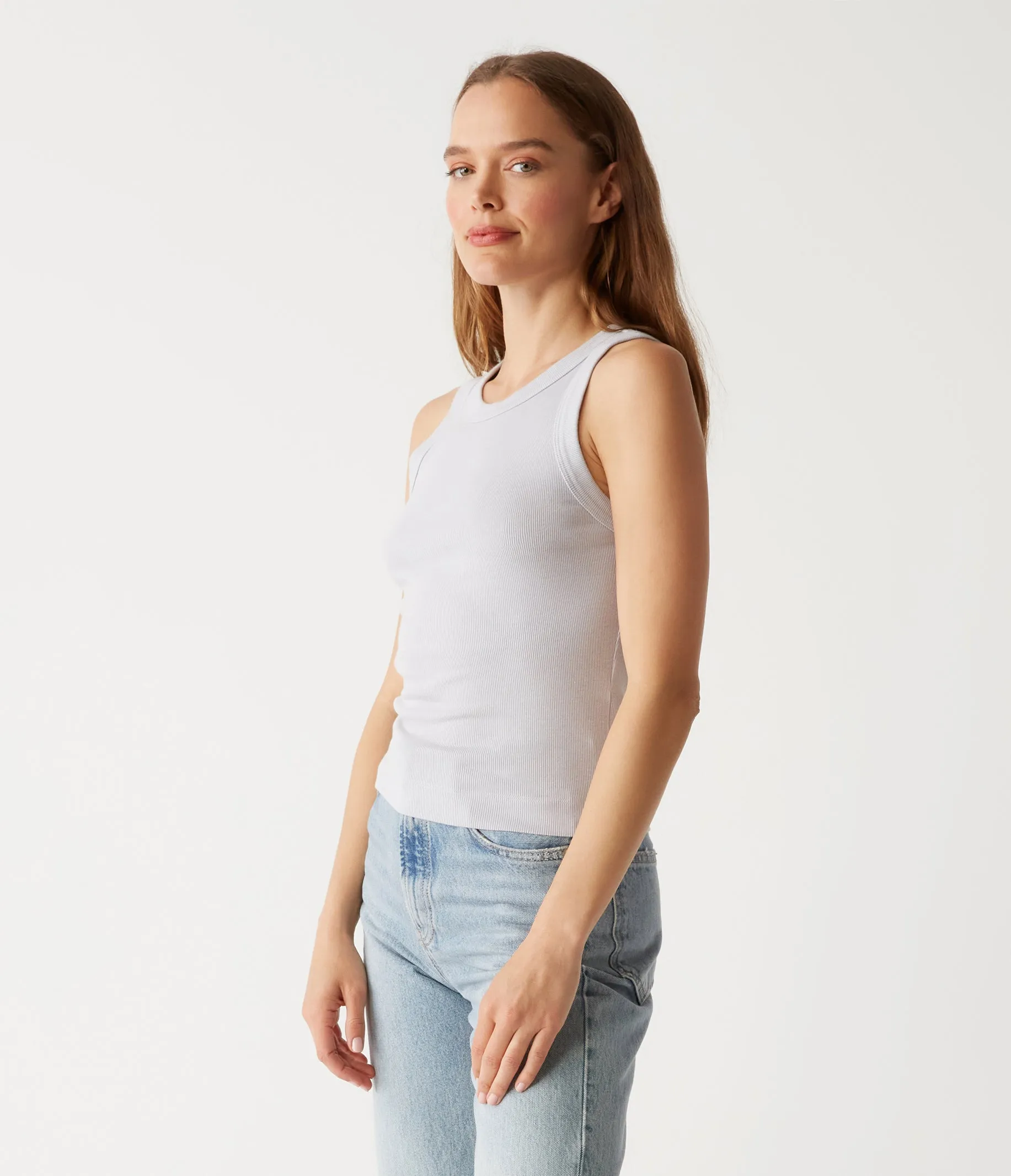 Gina Ribbed Crop Tank