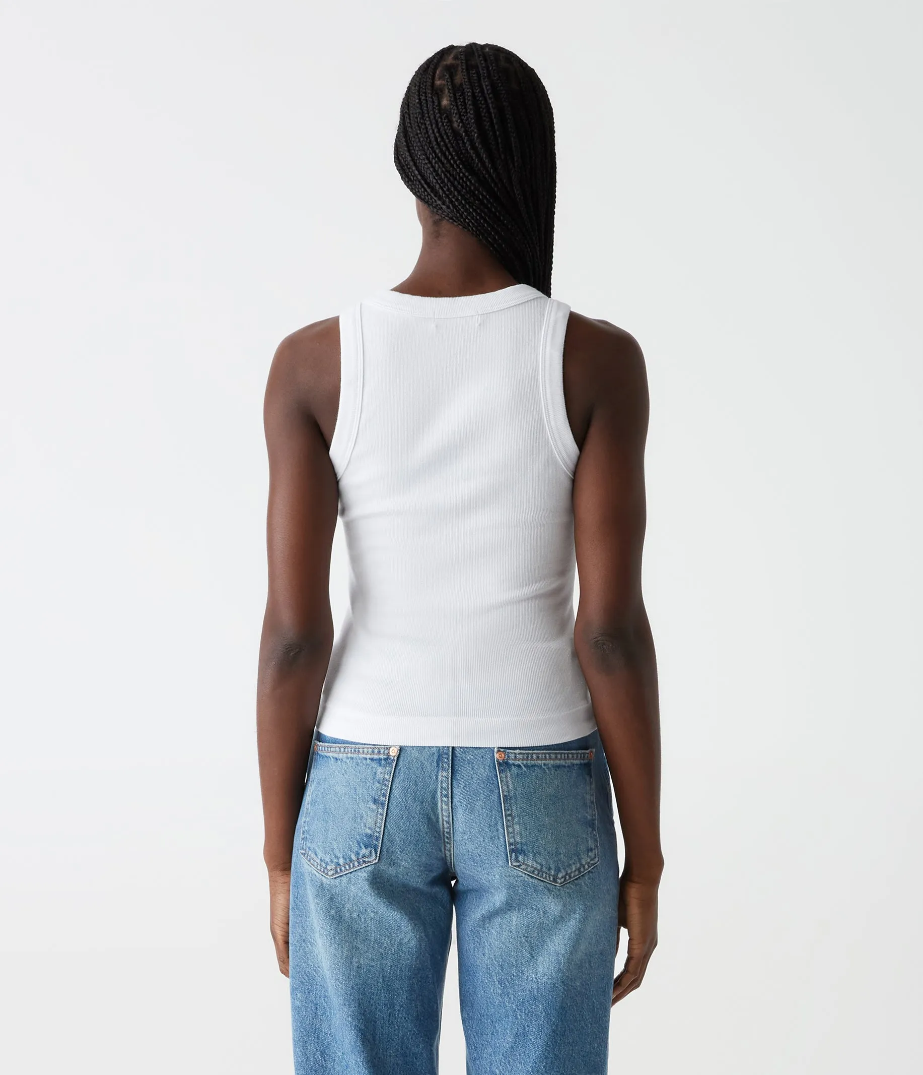 Gina Ribbed Crop Tank