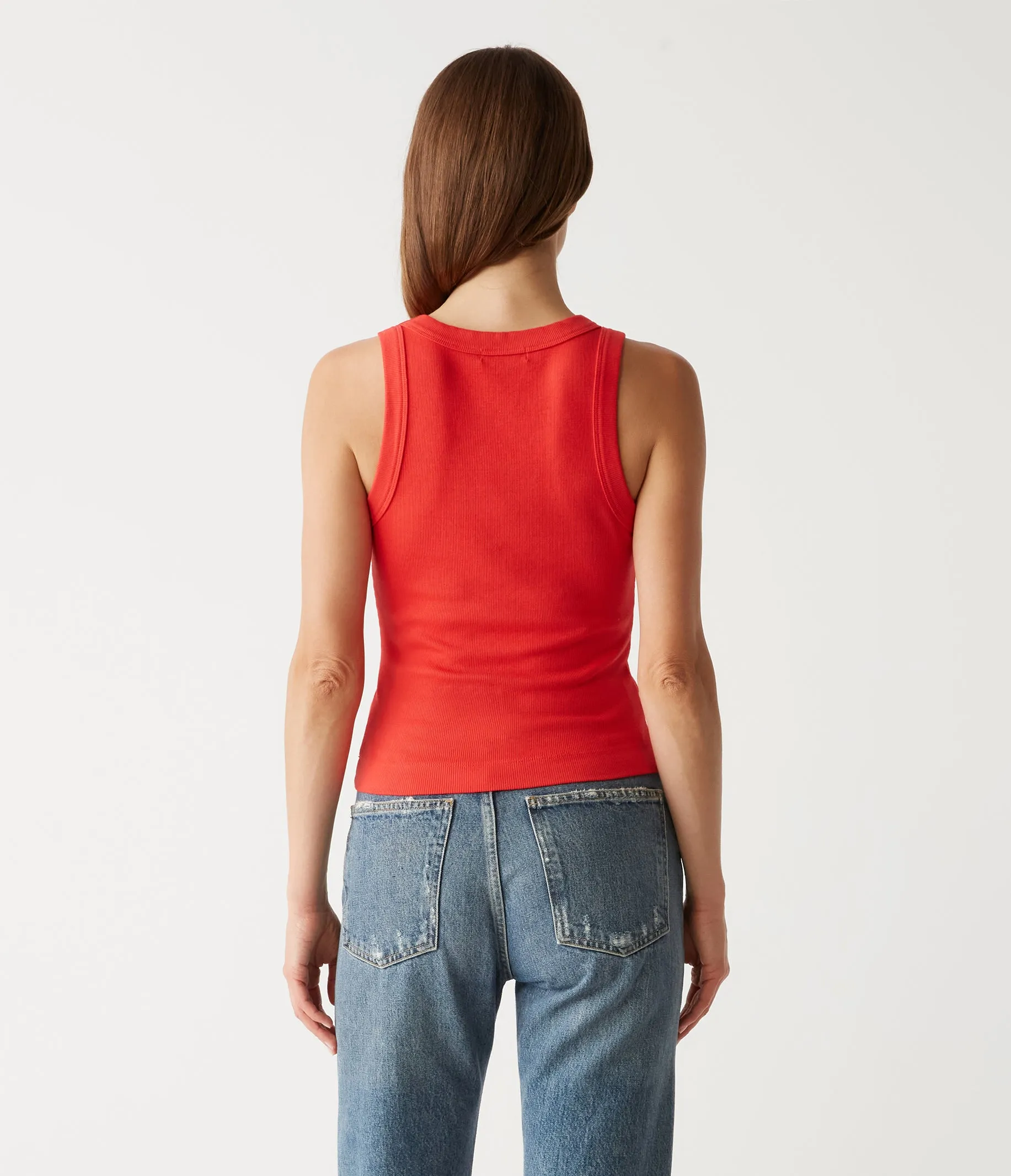 Gina Ribbed Crop Tank