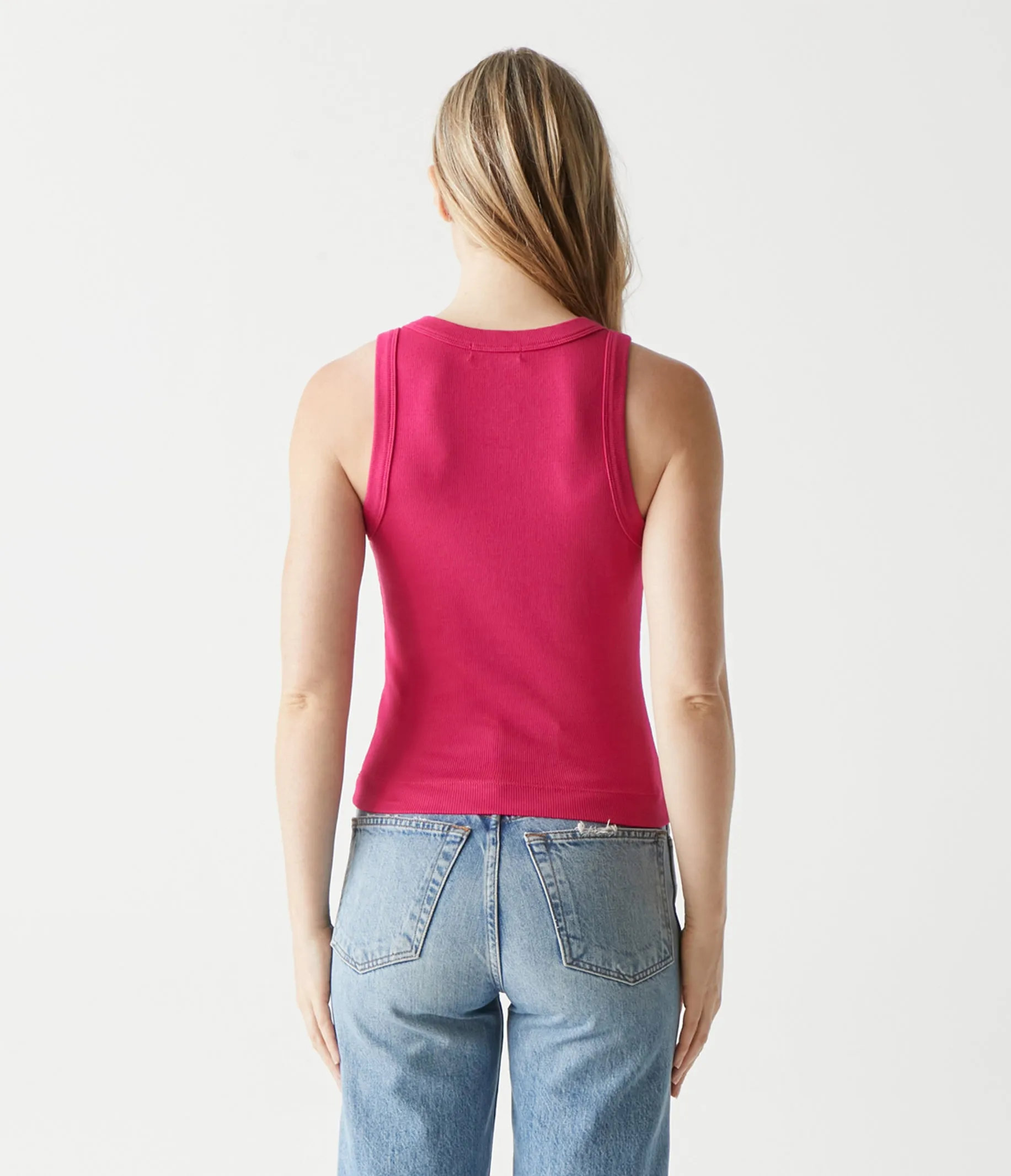 Gina Ribbed Crop Tank
