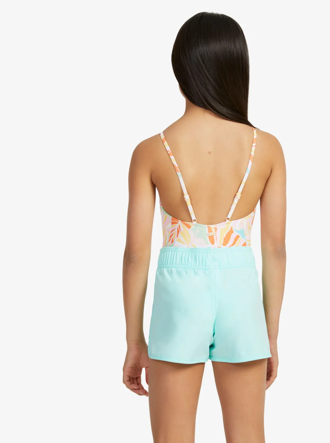 Girls 6-16 Good Waves Only Swim Shorts