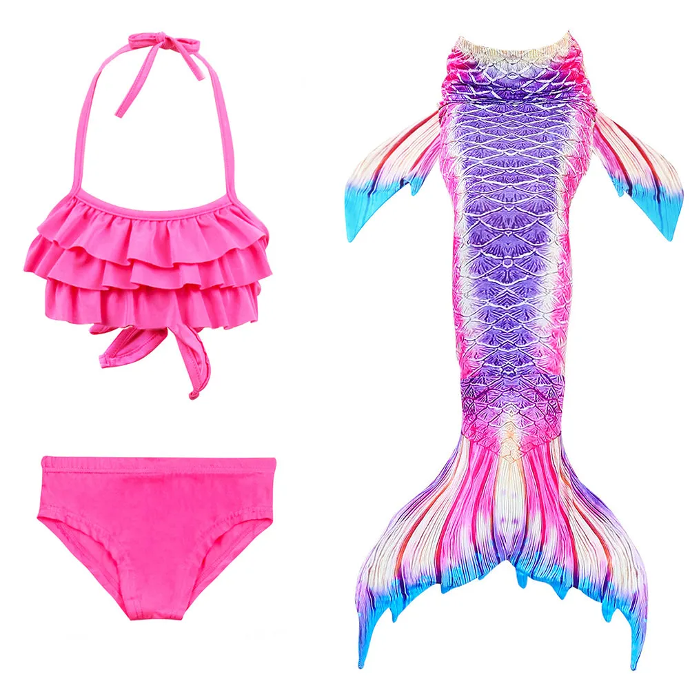 Girls Princess Bikini Swimsuit 8 with Tiered Top
