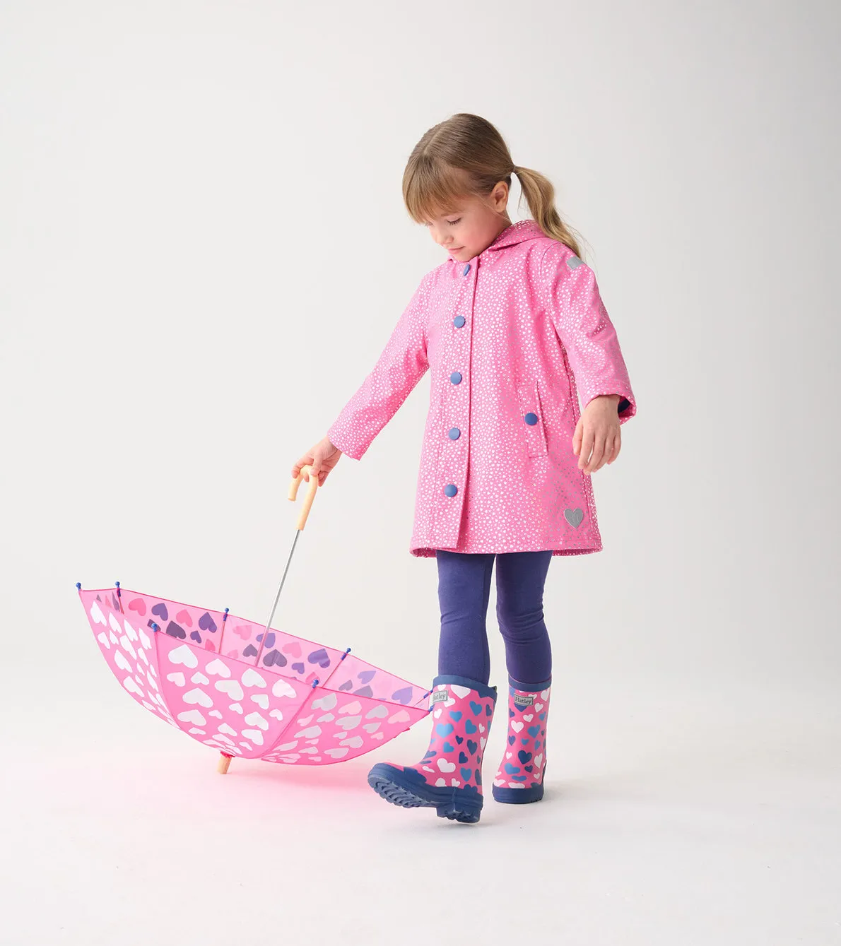 Glitter Hearts Splash Jacket