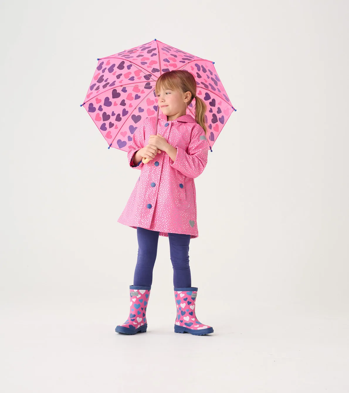Glitter Hearts Splash Jacket