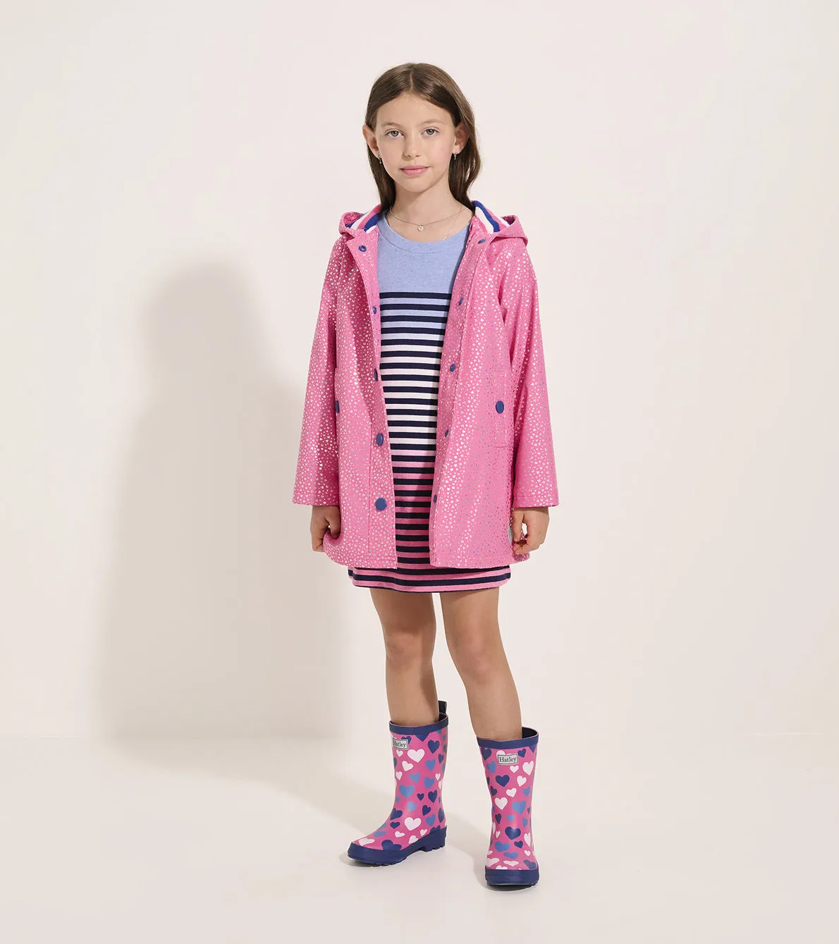 Glitter Hearts Splash Jacket