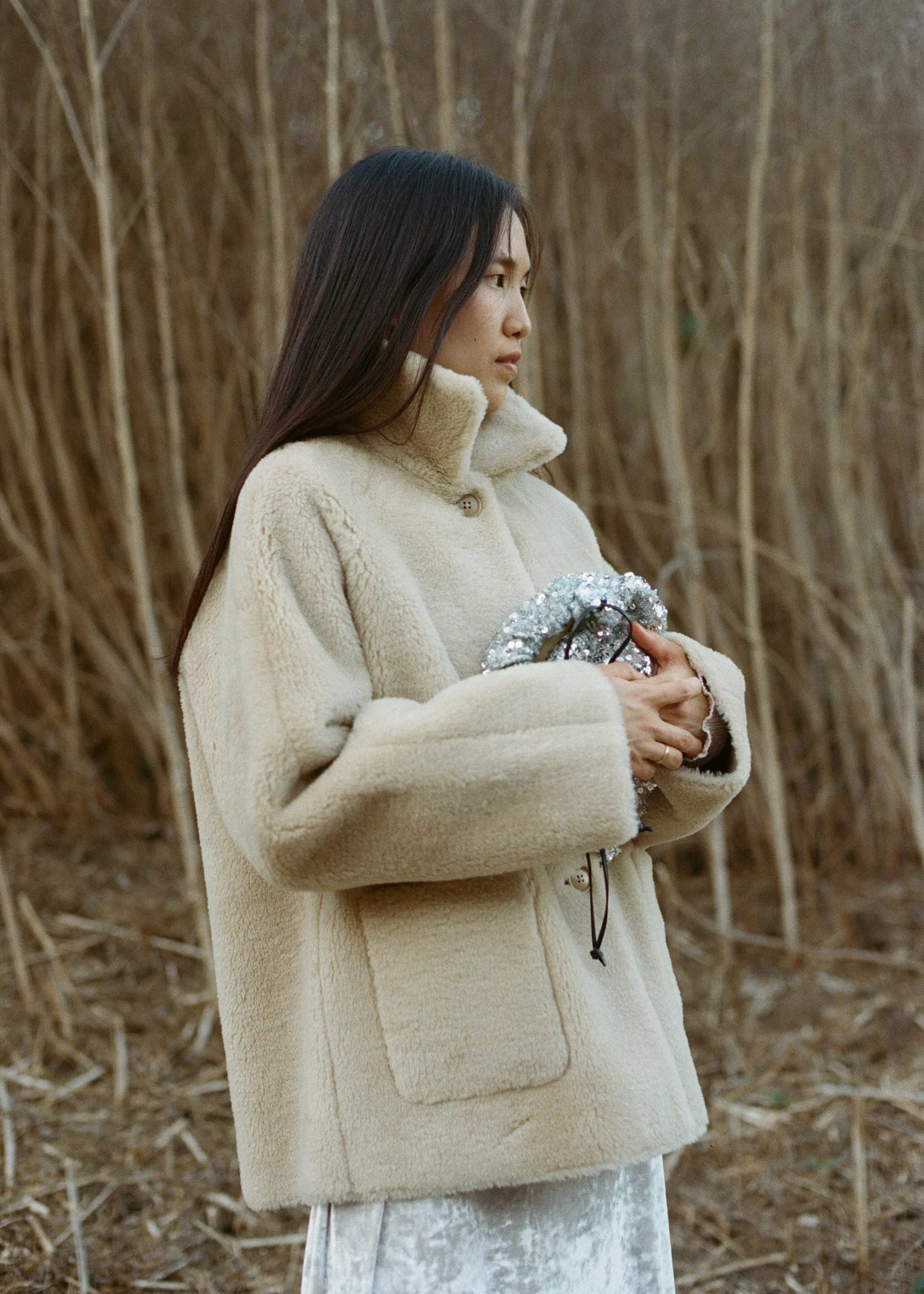 Grace shearling coat