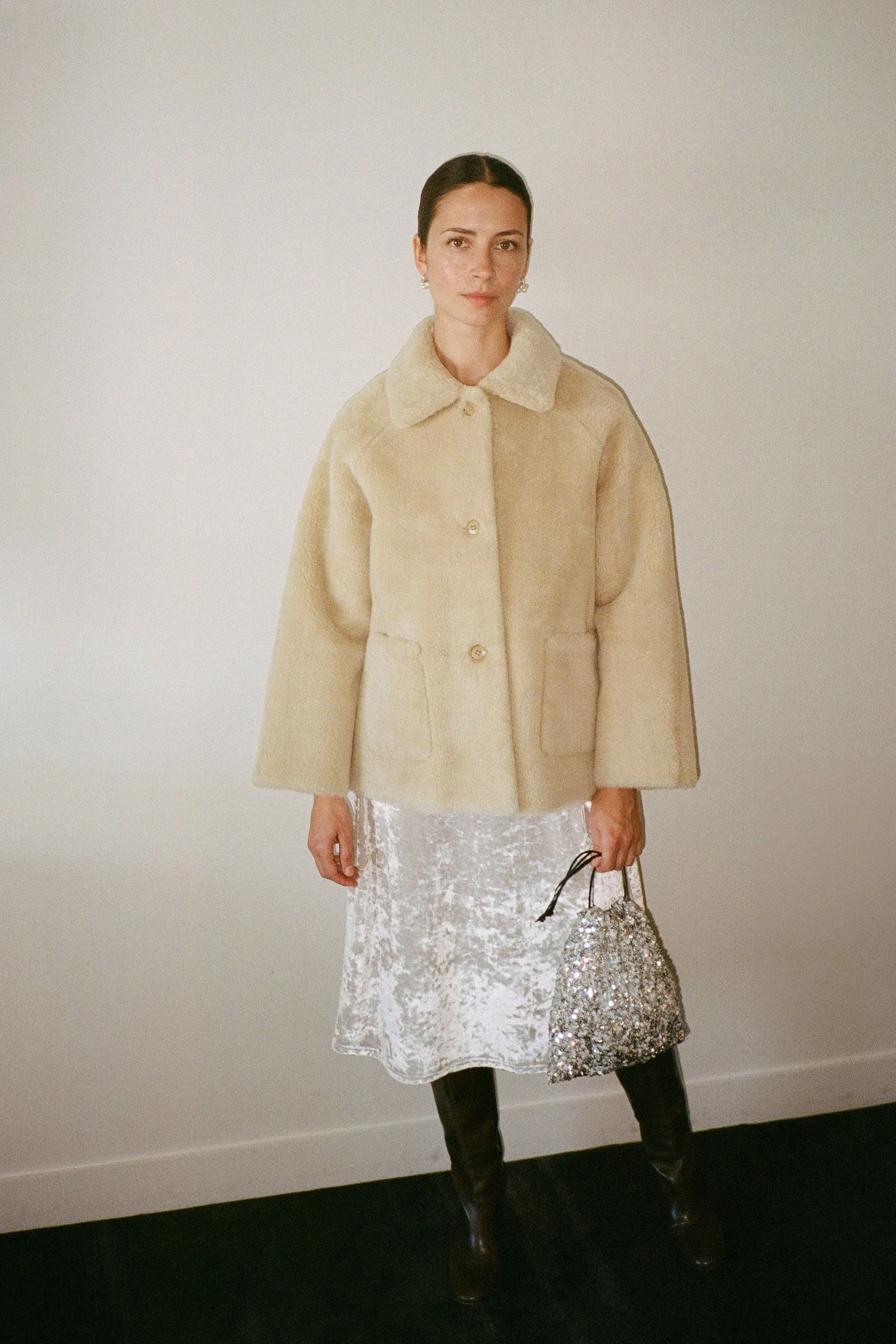 Grace shearling coat
