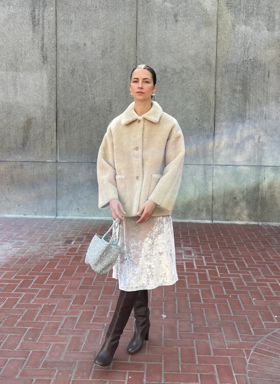 Grace shearling coat