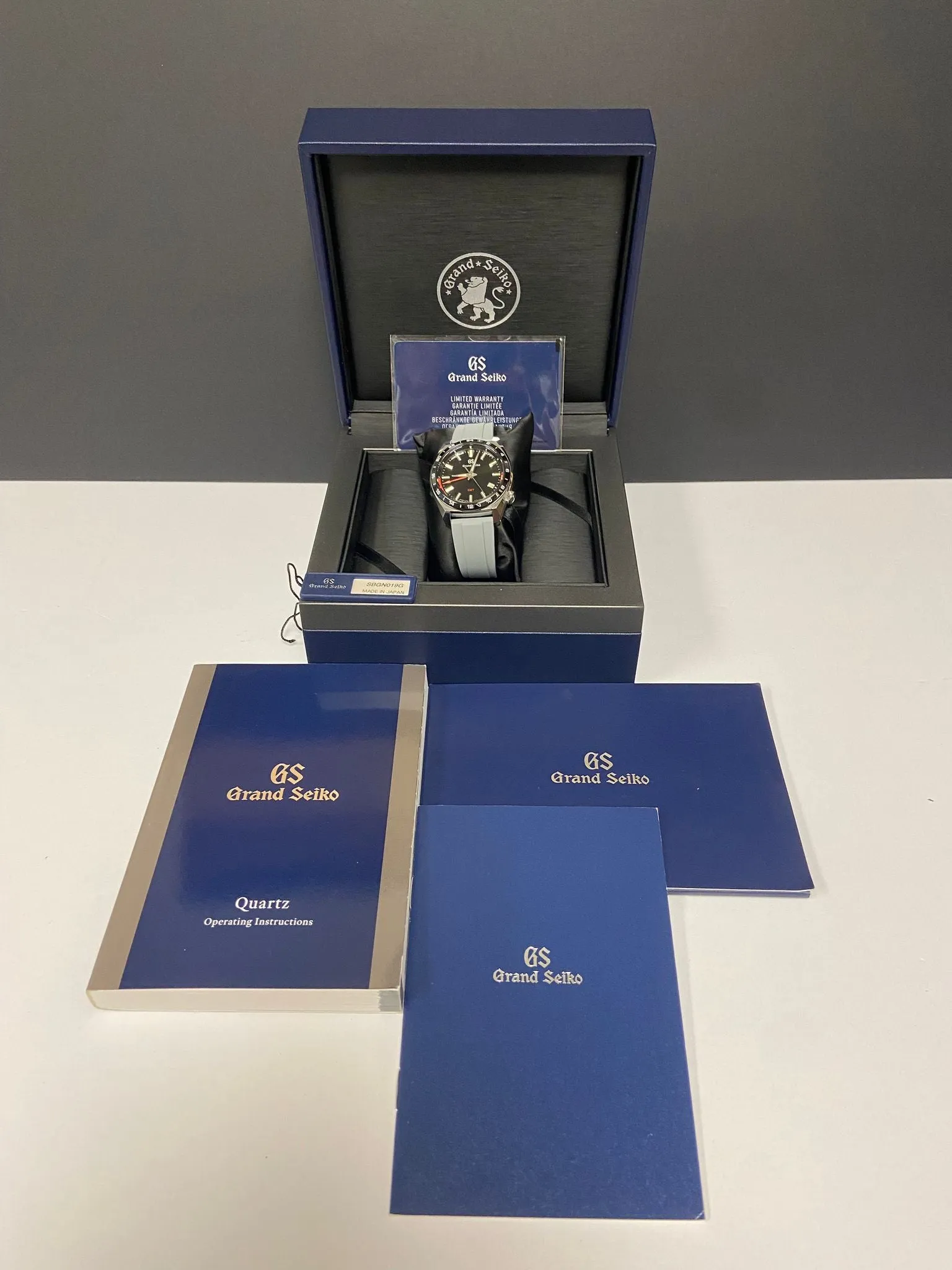 Grand Seiko Sport Collection 40mm SBGN019 Black Dial Quartz Men's Watch