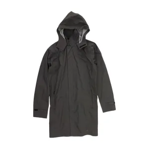 Gray Solid Rain Jacket