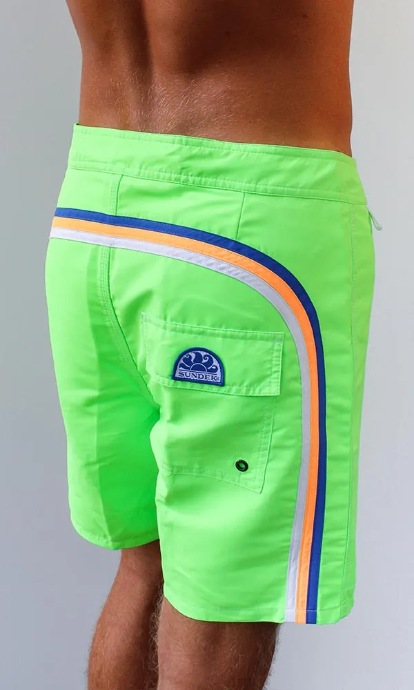 GREEN RAINBOW SHORTS