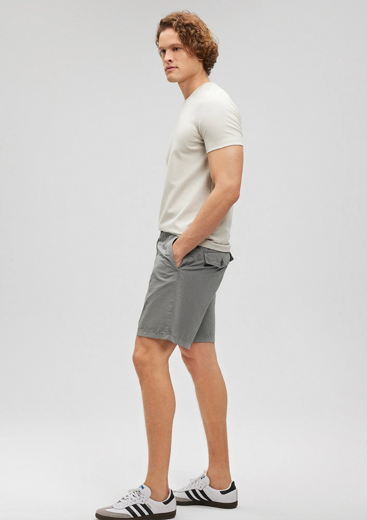Grey Chino Shorts