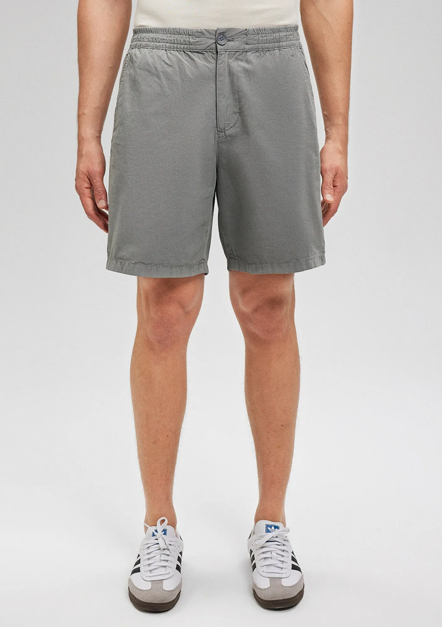 Grey Chino Shorts
