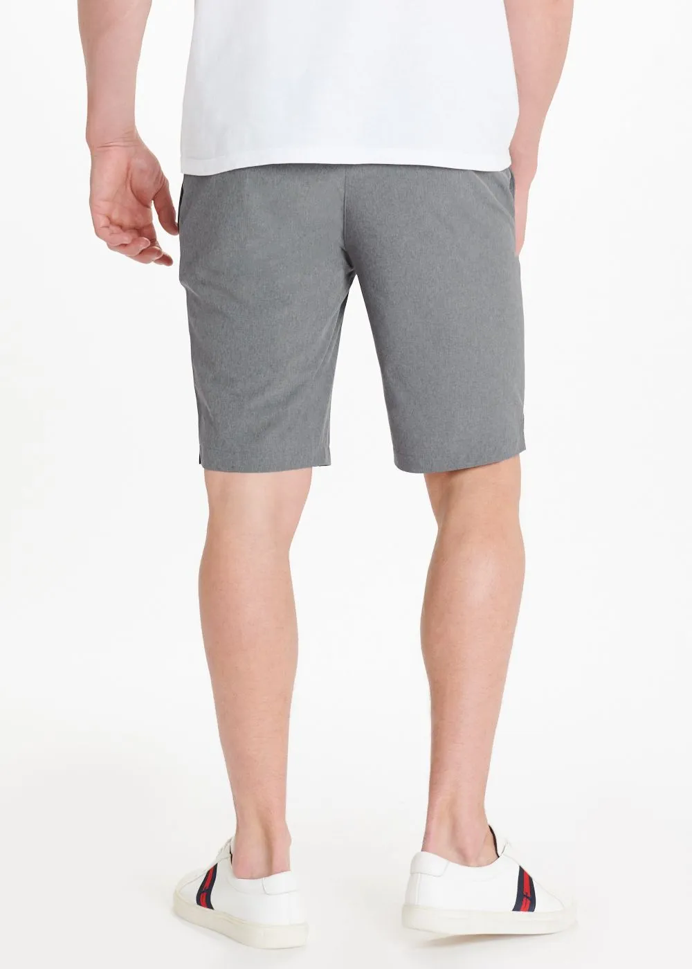 Grey Performance Chino Shorts