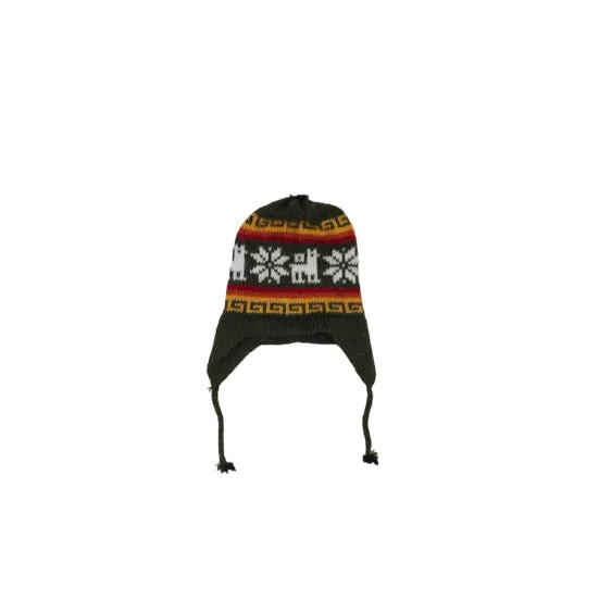 Hand made wool hat 0-6m